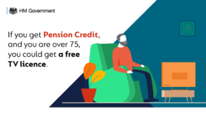 If you get pension credit and you're over 75 you could get a free TV license