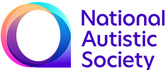 LOGO: A rainbow coloured circle, national autistic society