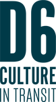 dark blue text on a white background: D6 Culture in transit