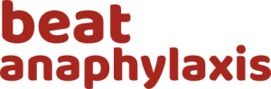 Beat Anaphylaxis in red writing